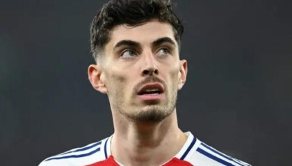 哈弗茨重伤或致赛季报销，阿森纳只剩3名健康前锋